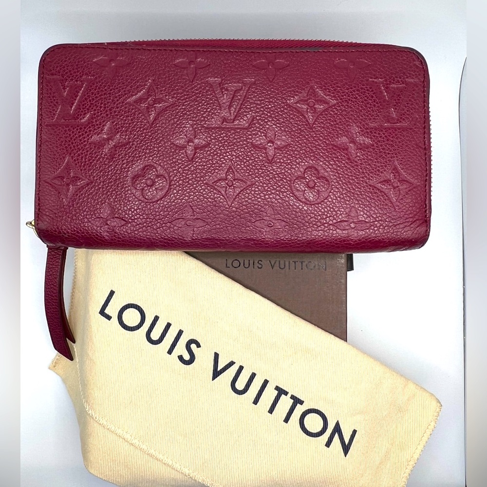 Louis Vuitton Monogram Empreinte Long Zip Wallet